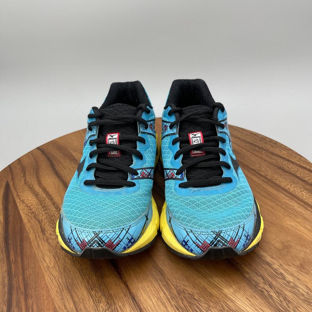 Mizuno Wave Inspire 10 Shoes Womens Size 8.5 Blue Running Comfort Walking Gym - Picture 2 of 9